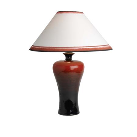 Lamp with Coolie Shade by Louis Mulcahy