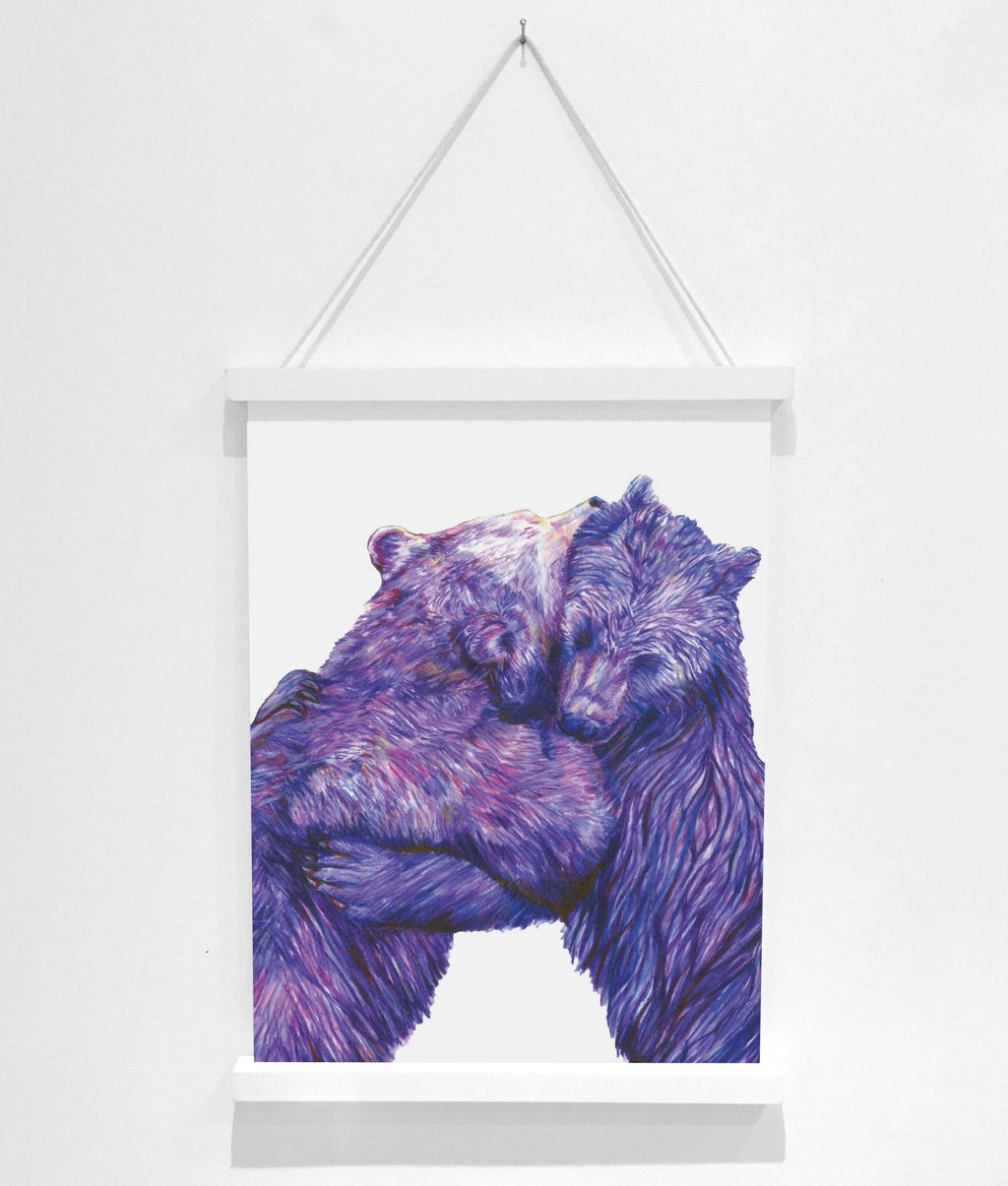 (A3 Print) Bear Hug