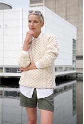 Handknit Traditional Aran Handknit Sweaters for Women. Product thumbnail image