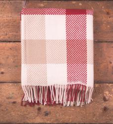 Foxford Woollen Mills Nordic Dublin Check Throw. Product thumbnail image