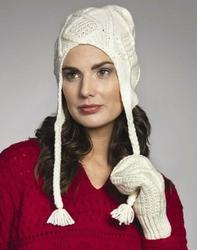 Aran Hat with Ear Flaps. Product thumbnail image