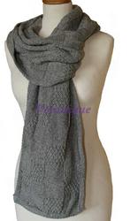 Aine Aran Scarf Grey. Product thumbnail image