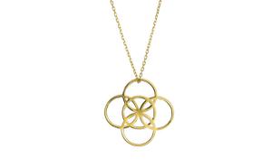 Serenity Gold Necklace by Liwu Jewellery. Product thumbnail image